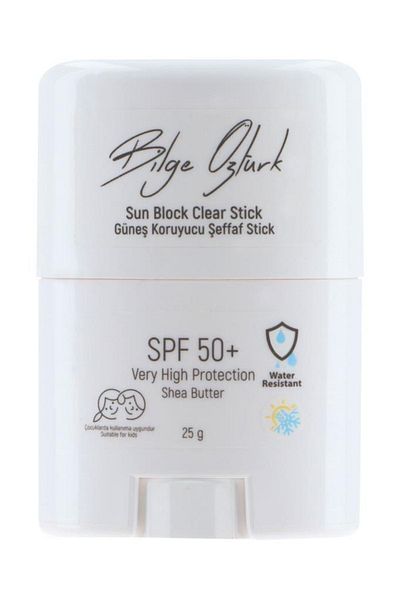 Bilge Öztürk Sonnenschutz-Stick Transparent 50+ SPF