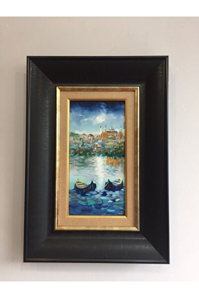 Asmin Sanat Evi Istanbul Manzara Orijinal Yağlı Boya 35 X 50