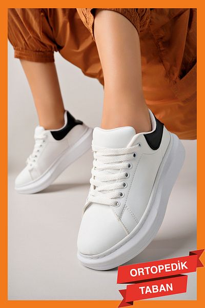 Luis Toronto CASUALLT101 Pantofi casual de damă alb negru