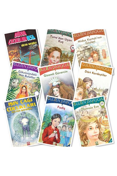 Altın Kitaplar Gülten Dayıoğlu 9 Kitap (Fadiş - Dört Kardeştiler - Ölümsüz Ec...