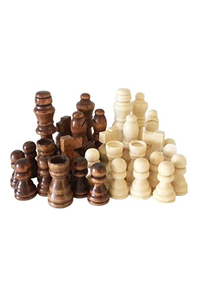 RAMO'S STORE Ahşap Satranç Piyon Seti No:4 Aynı Gün Hızlı Kargo ( Chess Pawn)
