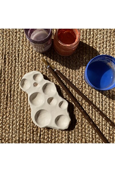 Naranja Ceramics El Yapımı Seramik Bubble Resim Paleti