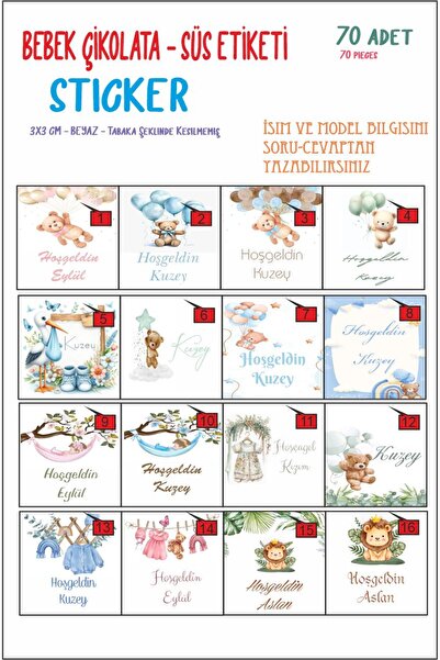 43 cici süsler organizasyon Ayıcık Modeli Bebek Çikolata Ve Süs Hediyelik Eti...