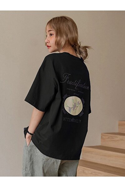 MODARİCH Tricou Fructification - Mânecă scurtă cu mânecă scurtă cu imprimeu n...