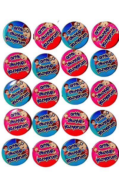 Kağıtay Öğrenci Motivasyon Rozeti - 20 Adet