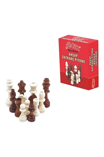 RAMO'S STORE Ahşap Satranç Piyon Seti No:4 Aynı Gün Hızlı Kargo ( Chess Pawn)