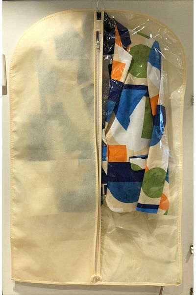 Umut Κοστούμι PVC 64*100 cm σε κρεμ χρώμα - Θήκη και πορτοφόλι Gamboç