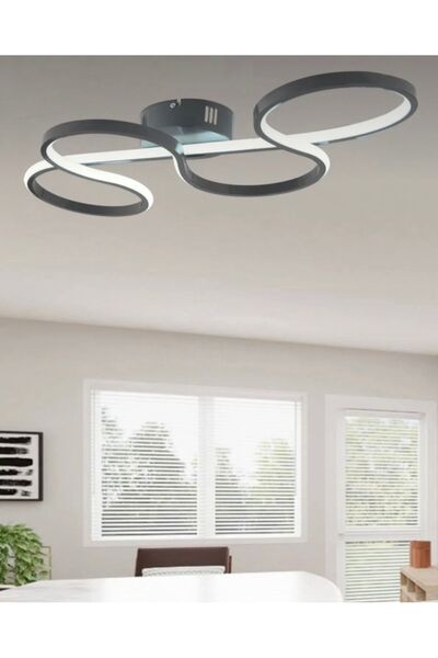 burenze Modern Massimo Led Avize Tavana Sıfır Hol Antre Salon Oturma Odası Mu...