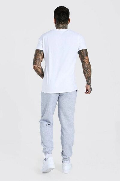 Mythologie 2-Pack Jogger Sweatpants - Black Gray Elastic Leg High Waist