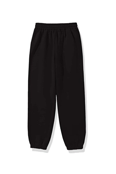 Mythologie Φούτερ Daytona Beach Jogger - Μαύρο εμπριμέ λαστιχένιο πόδι με ψηλή μέση