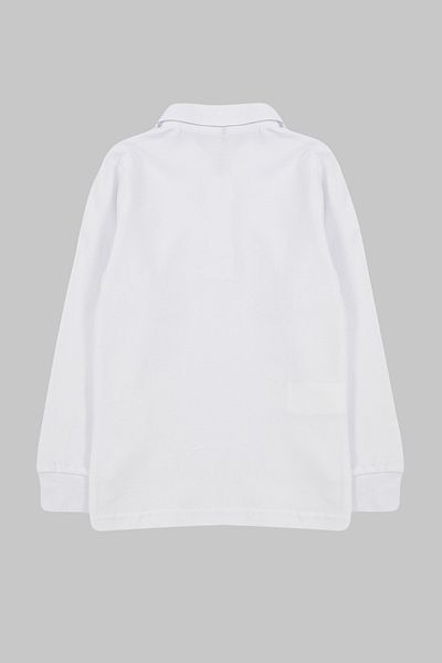 TRENDYOLKIDS Weißes einfarbiges Strick-T-Shirt TKDAW25TS00004