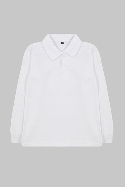 TRENDYOLKIDS Weißes einfarbiges Strick-T-Shirt TKDAW25TS00004