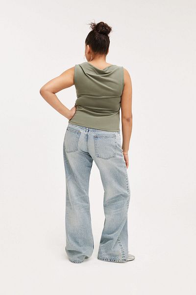 Monki Khaki Women's Blouse - 118606500724 Model
