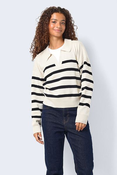 Noisy May Nmfı L/S Polo Neck Knit Fwd Noos