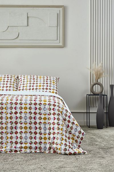 Doqu Home Set lenjerie de pat Coral Festival City - single