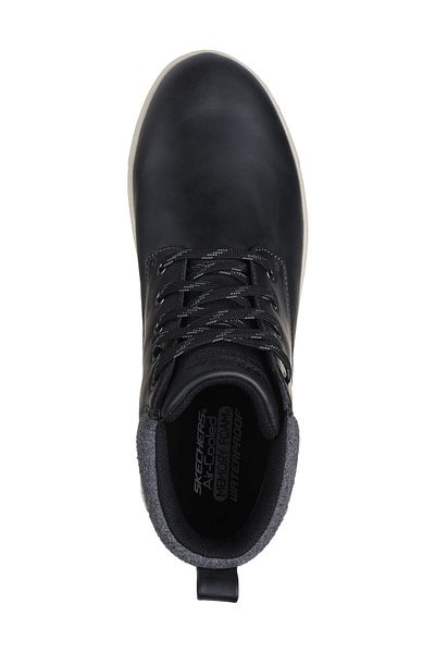 SKECHERS Černé vycházkové boty
