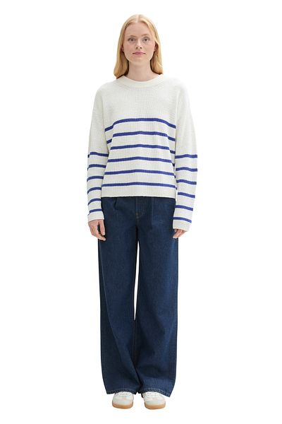 Tom Tailor Denim Pruhovaný svetr