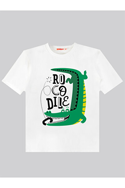 Denokids Boy's Short Sleeve Crocodile T-shirt