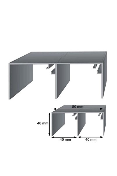 YENİLER Yeniler Junıor Üst Ray Alüminyum 2 Metre