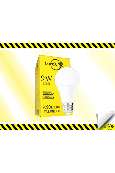 LOREX Led Ampul 9w Beyaz Işık E27