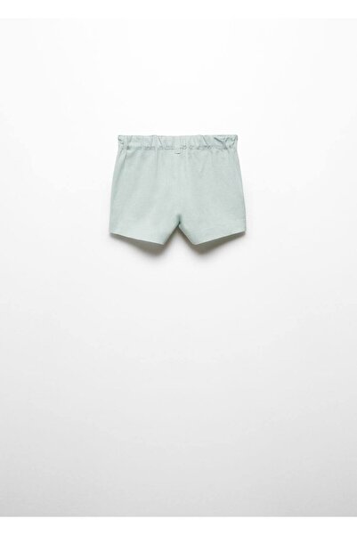 MANGO Baby Keten karışımlı bermuda şort