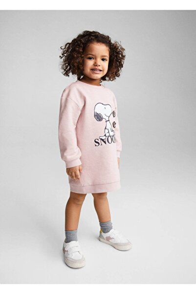 MANGO Baby Snoopy sweatshirt elbise