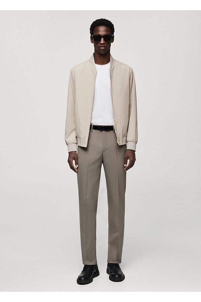 MANGO Man Stretch wasserabweisende Bomberjacke