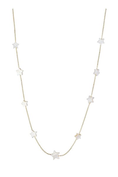Klips Concept قلادة سلسلة من سلسلة من اللؤلؤ على شكل نجمة
