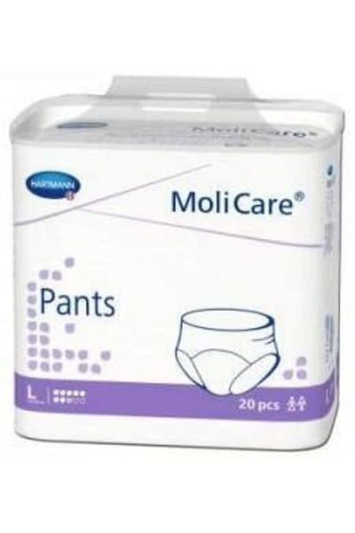 Hartmann Molicare Size L Absorbent Panty Diapers 20 Pieces
