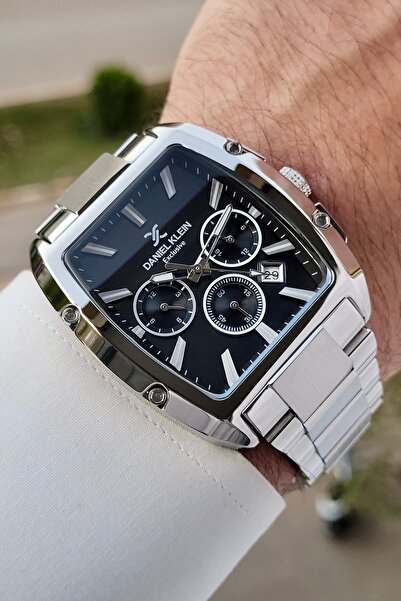 Daniel Klein Kadranı Siyah Kordonu Gri Renk Fonksiyonel Ayarlanabilir Kordonl...