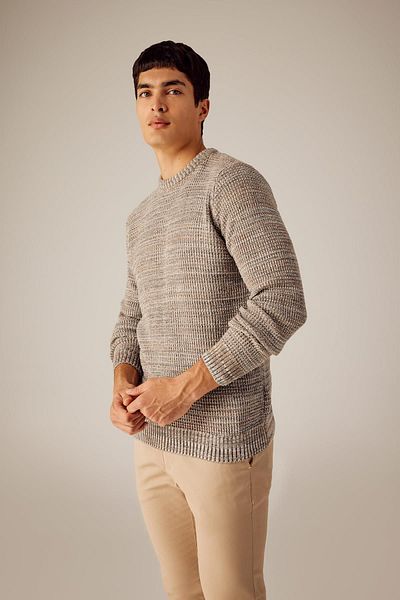 DeFacto Πλεκτό πουλόβερ με λαιμόκοψη Standard Fit - N9902az23wn