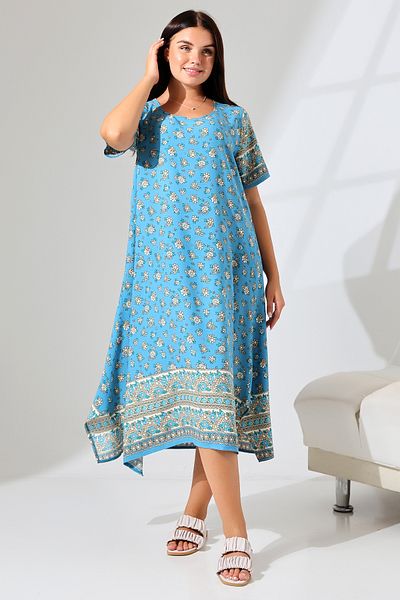 LİKAPA Κοντομάνικο φόρεμα Likapashop Viscose - 2726