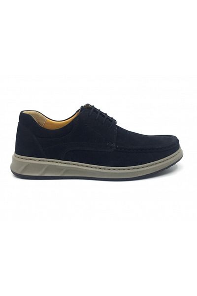 Luis Figo Orthopedic Men's Loafers - 100% Genuine Nubuck Leather, Comfortable Casual Shoes, Large Shoes 40-48