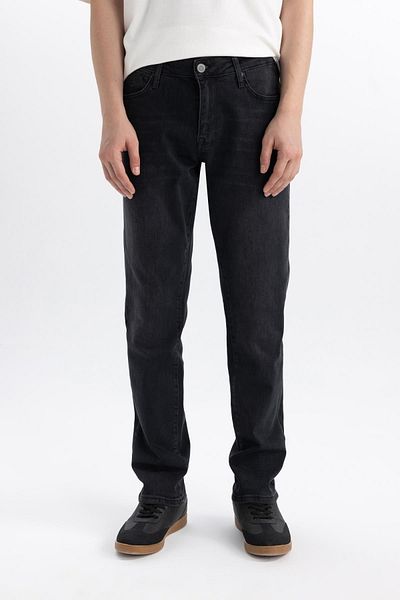 DeFacto Pedro Slim Fit Jeans - κανονική μέση, στενό πόδι B4539ax23au