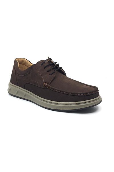 Luis Figo Ορθοπεδικά ανδρικά loafers - 100% γνήσιο δέρμα Nubuck, άνετα casual παπούτσια, μεγάλα παπούτσια 40-48