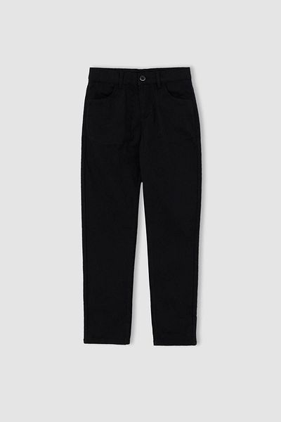 DeFacto Black Gabardine School Pants for Boy