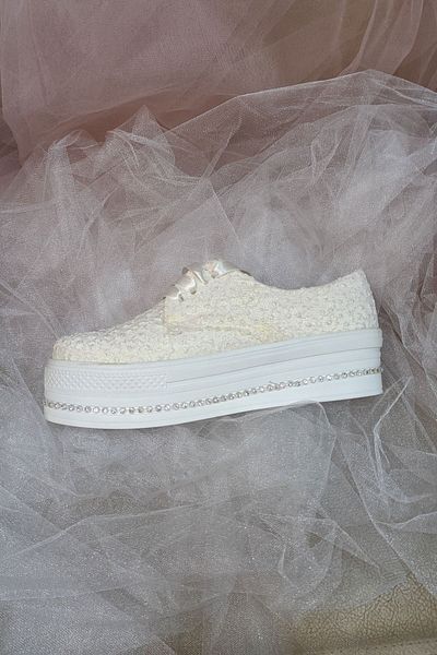 Berush Bride Medium Wedge Jewelled Heel Wedding Dress - 200 Series Shoes