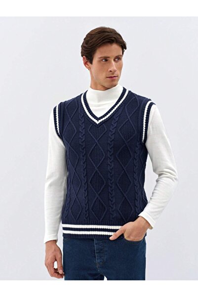 ATEMODAA ERKEK SAÇ ÖRGÜLÜ TRİKO SÜVETER