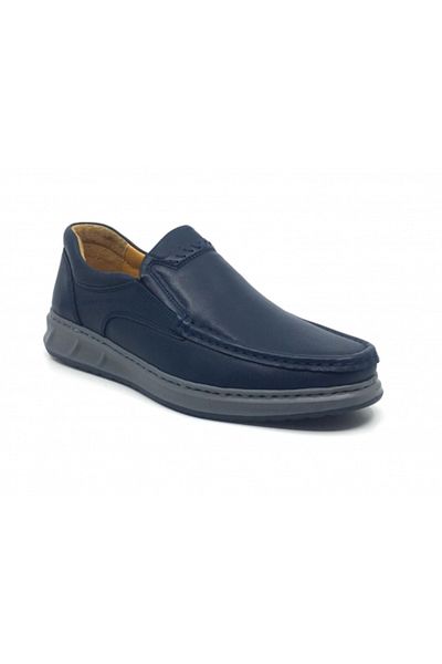 Luis Figo Men's Orthopedic Loafers - 100% Genuine Leather, Comfortable Casual Shoes, Large Shoes 40-48