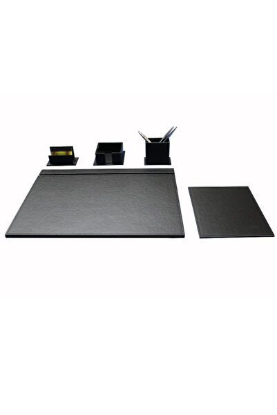 SÜMEN DÜNYASI SİYAH DAMLA 5 (BEŞ) PARÇA OFİS MASA ÜSTÜ SÜMEN TAKIMI