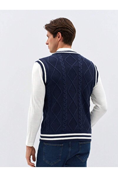 ATEMODAA ERKEK SAÇ ÖRGÜLÜ TRİKO SÜVETER