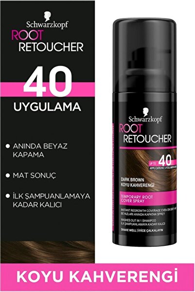 Root Retoucher Marka: Beyaz Kapatıcı Sprey Koyu Kahverengi 120 Ml Kategori: Saç Boyası