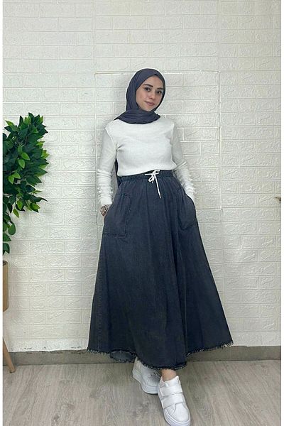 MODA CEYDA Τζιν φούστα