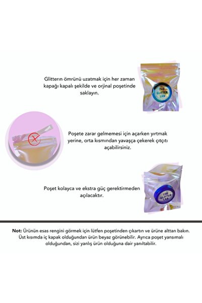 The Glitter Lab Jel Formlu Parlak Glitter - Flamingo Pink