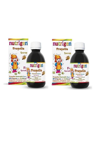 Nutrigen 200 Ml Propolis Winter Syrup - for Children, X2 Pieces