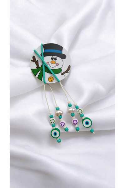 nasclaycollection Cadou Fimo margele pentru fete, cu margele cu ochiul de dia...