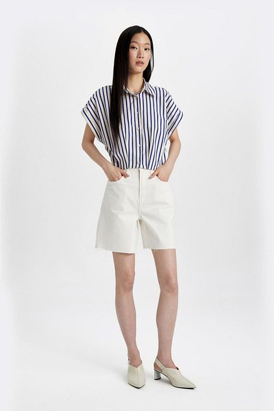 DeFacto Jeans-Bermudashorts mit hoher Taille - C2455ax24sm