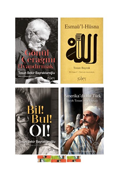 Sufi Kitap Tosun B.Bayraktaroğlu kitaplığı,Esmaül Hüsna,Bil BulOl,Amerikada B...