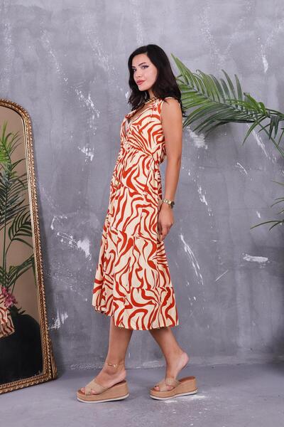 ZEYWEAR Double Breasted Collar Back Lace up Dress