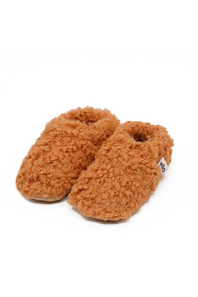 Ella Bonna Taba Teddy Baby Shoes - Home Nursery Shoes with Non-Slip Sole and Organic Cotton Lining